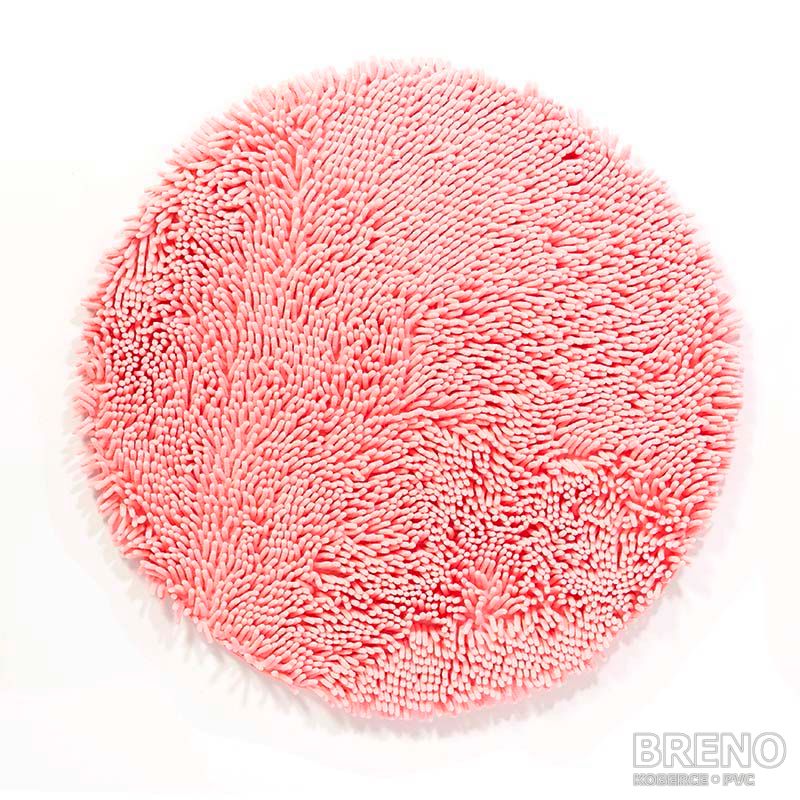 Koupelnová předložka RASTA MICRO kruh - pink